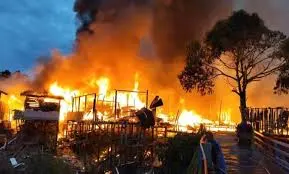 Kebakaran di Batu Ampar Hanguskan 109 Rumah