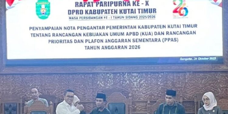Rancangan KUA-PPAS 2026 Disampaikan, FKDM Apresiasi Komitmen Pemkab Kutim Tingkatkan Kesejahteraan Masyarakat