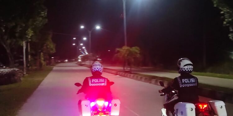 Antisipasi Balap Liar Melalui Patroli Malam, FKDM Kutim Apresiasi Satlantas Polres Kutim, Khoirul: Bisa Cegah Kejahatan di Jalan