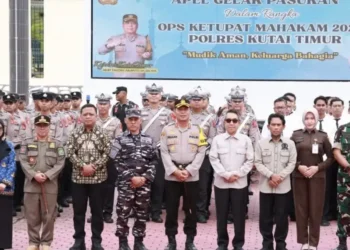 Operasi Ketupat Mahakam Wujud Dukungan Terhadap Arus Mudik, Polres Kutim Kerahkan Personel Gabungan