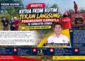 Ketua FKDM Kutim Terjun Langsung Penanganan Karhutla di Sangatta Utara, Tiga Hektare Lahan Terbakar