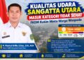 Kualitas Udara Sangatta Utara Masuk Kategori Tidak Sehat, FKDM Kutim Minta Warga Waspada